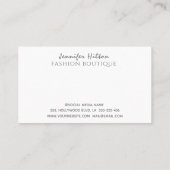 ホログラフィエレガントックの豪華な光沢 名刺 (裏面)