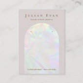 ホログラフィエレガントックオーラアーチジュエリーディスプレイ 名刺 (正面)