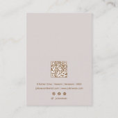 ホログラフィエレガントックオーラアーチジュエリーディスプレイ 名刺 (裏面)