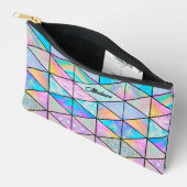 ホログラフィエレガントックカラフル アクセサリーポーチ (見開き)