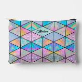 ホログラフィエレガントックカラフル アクセサリーポーチ (正面)