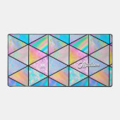 ホログラフィエレガントックカラフル デスクマット (正面)
