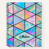 ホログラフィエレガントックカラフル ノートブック (正面)