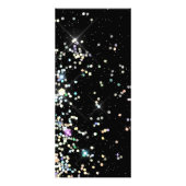 ホログラフィエレガントックグリッターメイクアップアーティストブラック ラックカード (裏面)