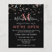 ホログラフィエレガントックグリッターメイクアップアーティストブラックFl チラシ (裏面)