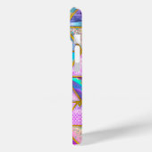 ホログラフィエレガントックトレンディーフェイク金ゴールド幾何学的 Case-Mate iPhoneケース (裏面 / 左)