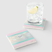 ホログラフィエレガントックバタフライストーンコースター ストーンコースター (横)