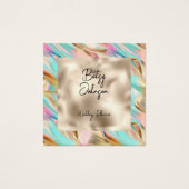 ホログラフィエレガントック及びパール箔の名刺 (正面)