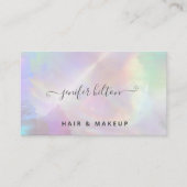 ホログラフィエレガントック水彩画抽象芸術事業c 名刺 (正面)