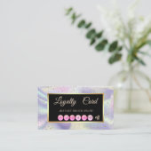 ホログラフィエレガントック紙吹雪フレームロイヤリティカード ロイヤリティカード (スタンド正面)