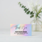 ホログラフィエレガントックinstagram割引 名刺 (スタンド正面)