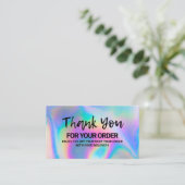 ホログラフィエレガントックinstagram割引 名刺 (スタンド正面)