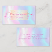 ホログラフィエレガントッモダンク 名刺 (正面/裏面)