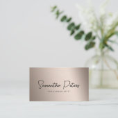 ホログラフィエレガントモダンック書道スタイリスト 名刺 (スタンド正面)