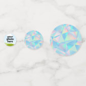 ホログラフィカスタムックアクセント付きフォト紙吹雪 コンフェッティ (正面)