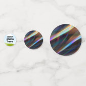 ホログラフィカスタムックアクセント付きフォト紙吹雪 コンフェッティ (正面)