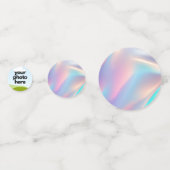 ホログラフィカスタムックアクセント付きフォト紙吹雪 コンフェッティ (正面)