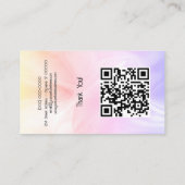 ホログラフィカスタムック光学石のロゴ 名刺 (裏面)