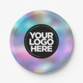 ホログラフィカスタムック工芸品パーティー ペーパープレート (正面)