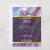 ホログラフィカスタムック結婚式招待状 招待状 (裏面)