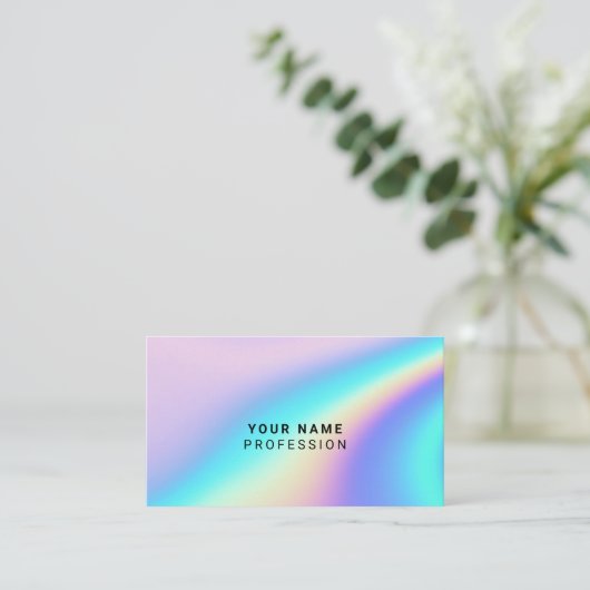 ホログラフィカスタムック 名刺 (スタンド正面)