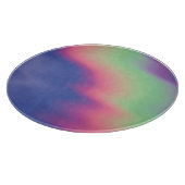 ホログラフィカラフルックの汚れサイケデリック：テクスチャ カッティングボード (角)