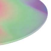 ホログラフィカラフルックの汚れサイケデリック：テクスチャ カッティングボード (角)