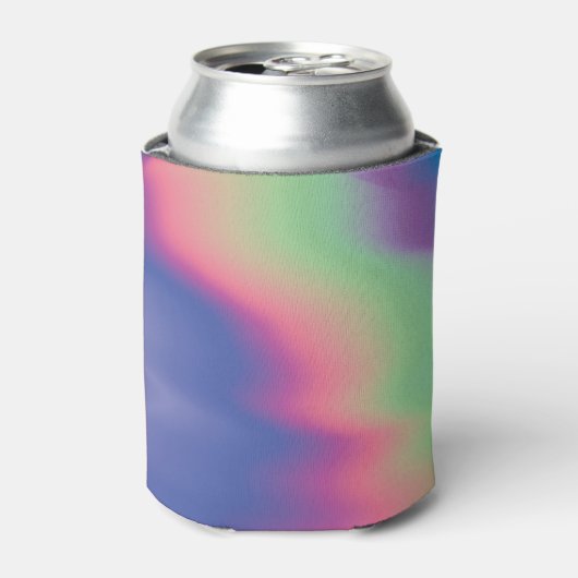 ホログラフィカラフルックの汚れサイケデリック:テクスチャ 缶クーラー (缶正面)