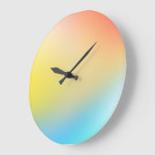 ホログラフィカラフルック丸壁時計 ラージ壁時計 (傾斜)
