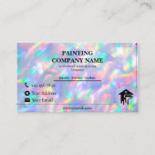 ホログラフィカラフルック画家ハウス 名刺 (正面)