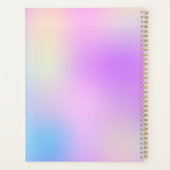 ホログラフィカラフルック背景第3号 プランナー手帳 (裏面)