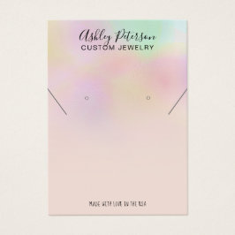 ホログラフィグラデーションックジュエリーイヤリングネックレスディスプレイ