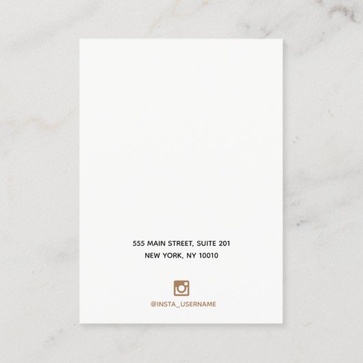 ホログラフィグラデーションックレインボーグリッターイヤリングホルダー 名刺 (裏面)