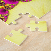 ホログラフィサイケデリックックフラクタル抽象芸術曼荼羅 ジグソーパズル (側面)