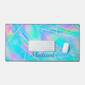 ホログラフィスタイリッシュッエレガントク デスクマット (キーボード&マウス)