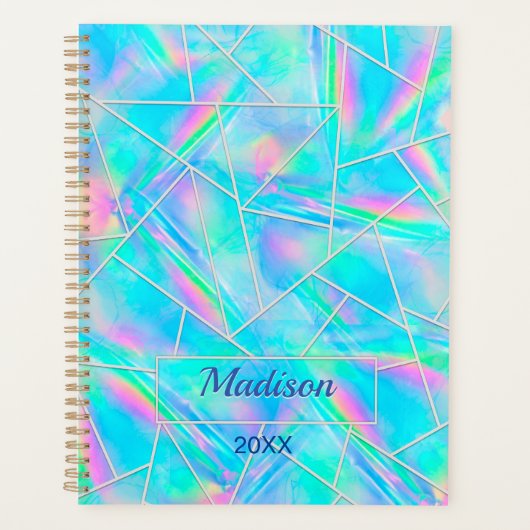 ホログラフィスタイリッシュッエレガントク プランナー手帳 (正面)