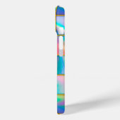 ホログラフィスタイリッシュックトレンディーフェイク金ゴールド幾何学的 Case-Mate iPhoneケース (裏面 / 左)