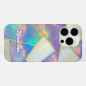 ホログラフィスタイリッシュック瑪瑙の幾何学的ケース – メイトiPho Case-Mate iPhoneケース (裏面 (横))