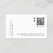 ホログラフィスタイリッシュック美容師鋏 名刺 (裏面)