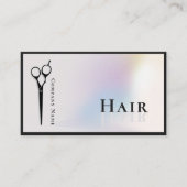 ホログラフィスタイリッシュック美容師鋏 名刺 (正面)