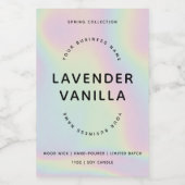 ホログラフィッインスパイアク・キャンドル製品ラベル フードラベル (シングルラベル)