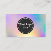 ホログラフィックありがとうトレンディーサロン名刺 名刺 (裏面)