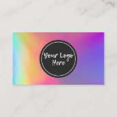 ホログラフィックありがとうトレンディーサロン名刺 名刺 (裏面)