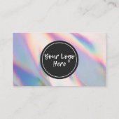 ホログラフィックありがとうトレンディーサロン名刺 名刺 (裏面)