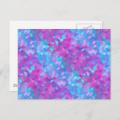 ホログラフィックきらめきパターン ポストカード (正面/裏面)