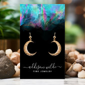 ホログラフィックアルコールインクイヤリングディスプレイカード 名刺