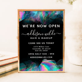 ホログラフィックアルコールインク事業 ポスター