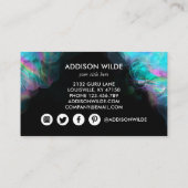 ホログラフィックアルコールインク事業 ロイヤリティカード (裏面)