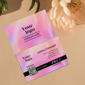 ホログラフィックエステティシャンスキャンによるInstagramの接続 名刺