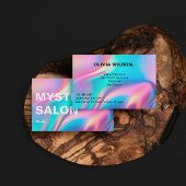 ホログラフィックエステティシャンブランディングマーケティング 名刺